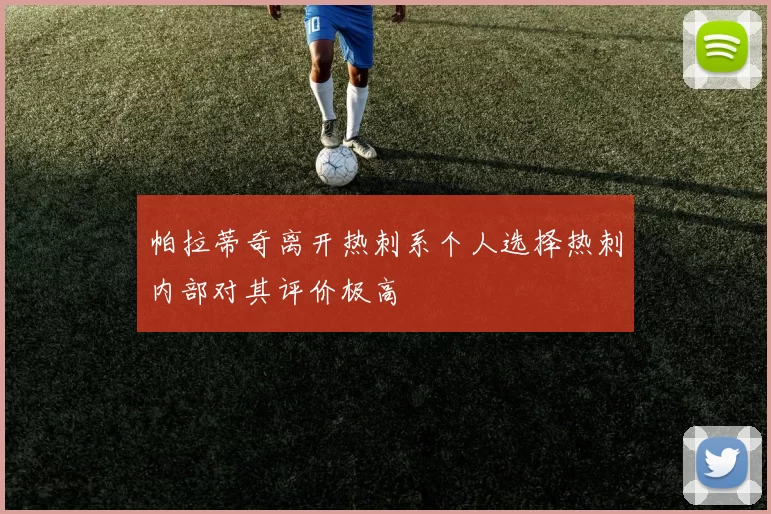 帕拉蒂奇离开热刺系个人选择热刺内部对其评价极高